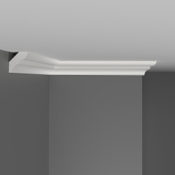 Плинтус потолочный гладкий DECOMASTER D008ДМ (28*26*2000мм)