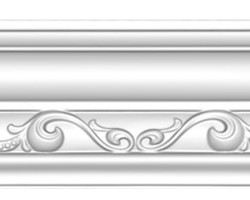 Плинтус потолочный с рисунком DECOMASTER DT-9807 (97*68*2400мм)