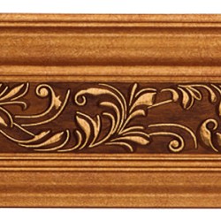 Плинтус потолочный DECOMASTER 129D-1223 (113*56*2400мм)